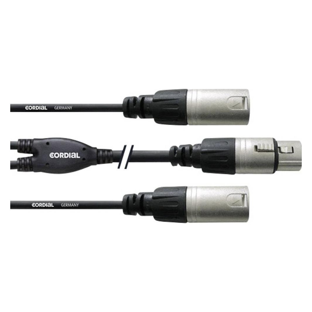 Cordial Cfy 0.3 Fmm (0.30 m, XLR Kabel) (CFY 0.3 FMM)
