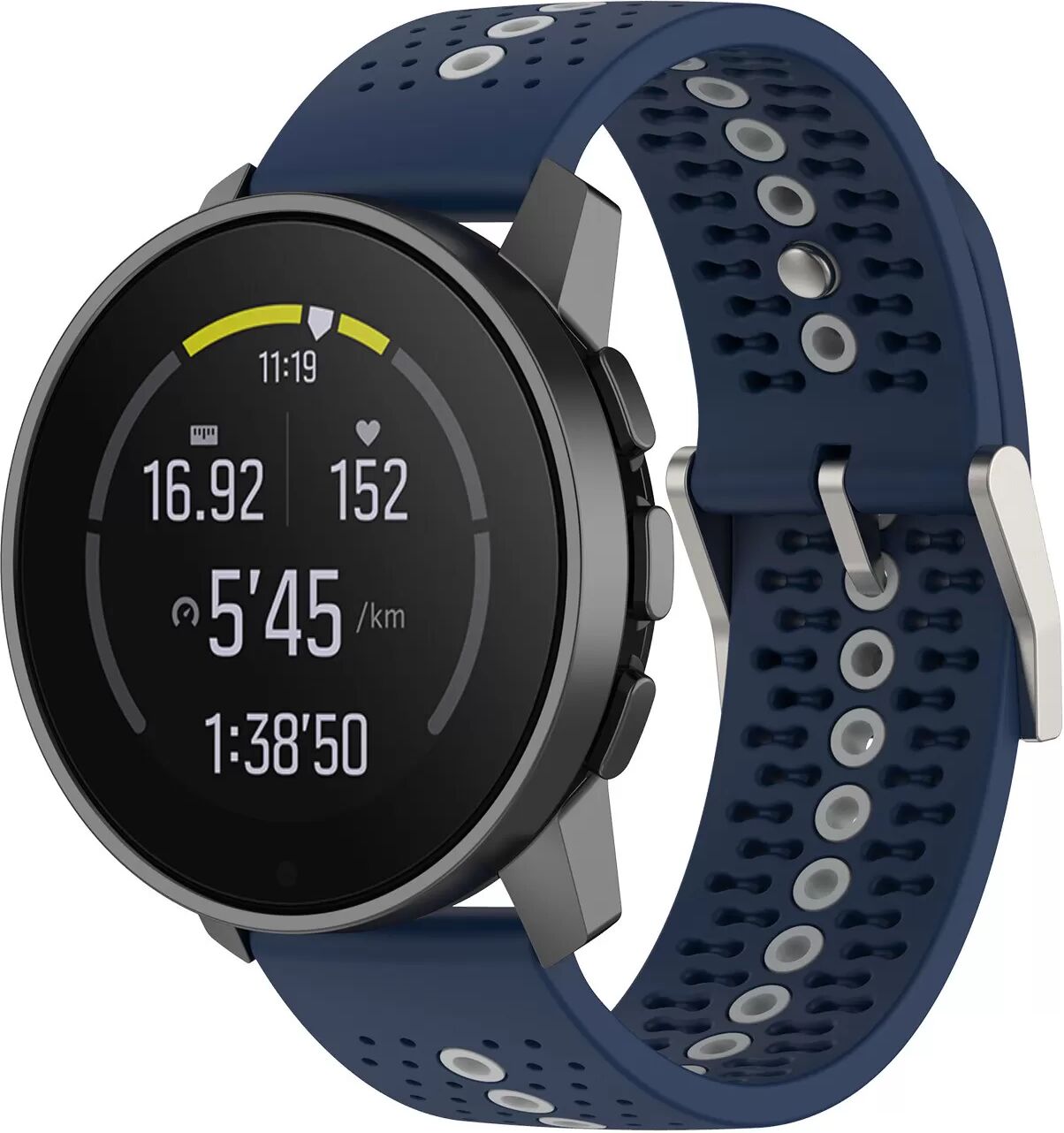 INF Buntes Uhrenarmband 22MM für die Suunto Race S Uhr Blau + Grau