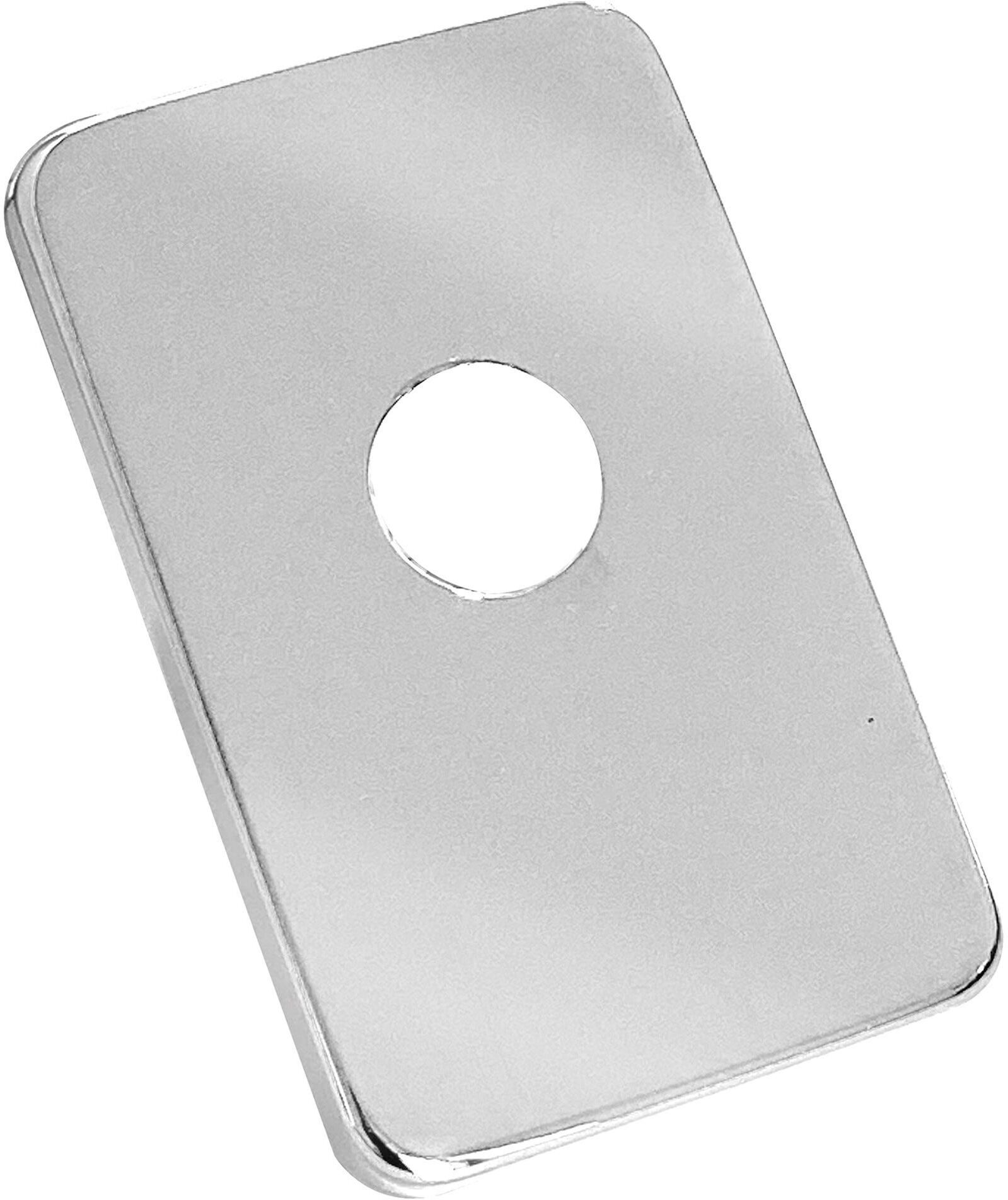 Tecnomat PIASTRA PER PASSO RAPIDO SPESSORE 1 cm ACCIAIO CROMATO RETTANGOLARE