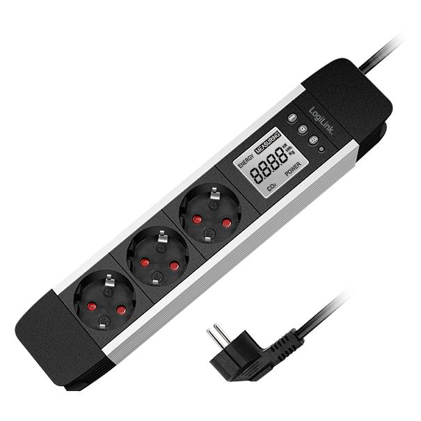 LogiLink Prüfen (3x, CEE 7/4, 1.40 m) (LPS285)
