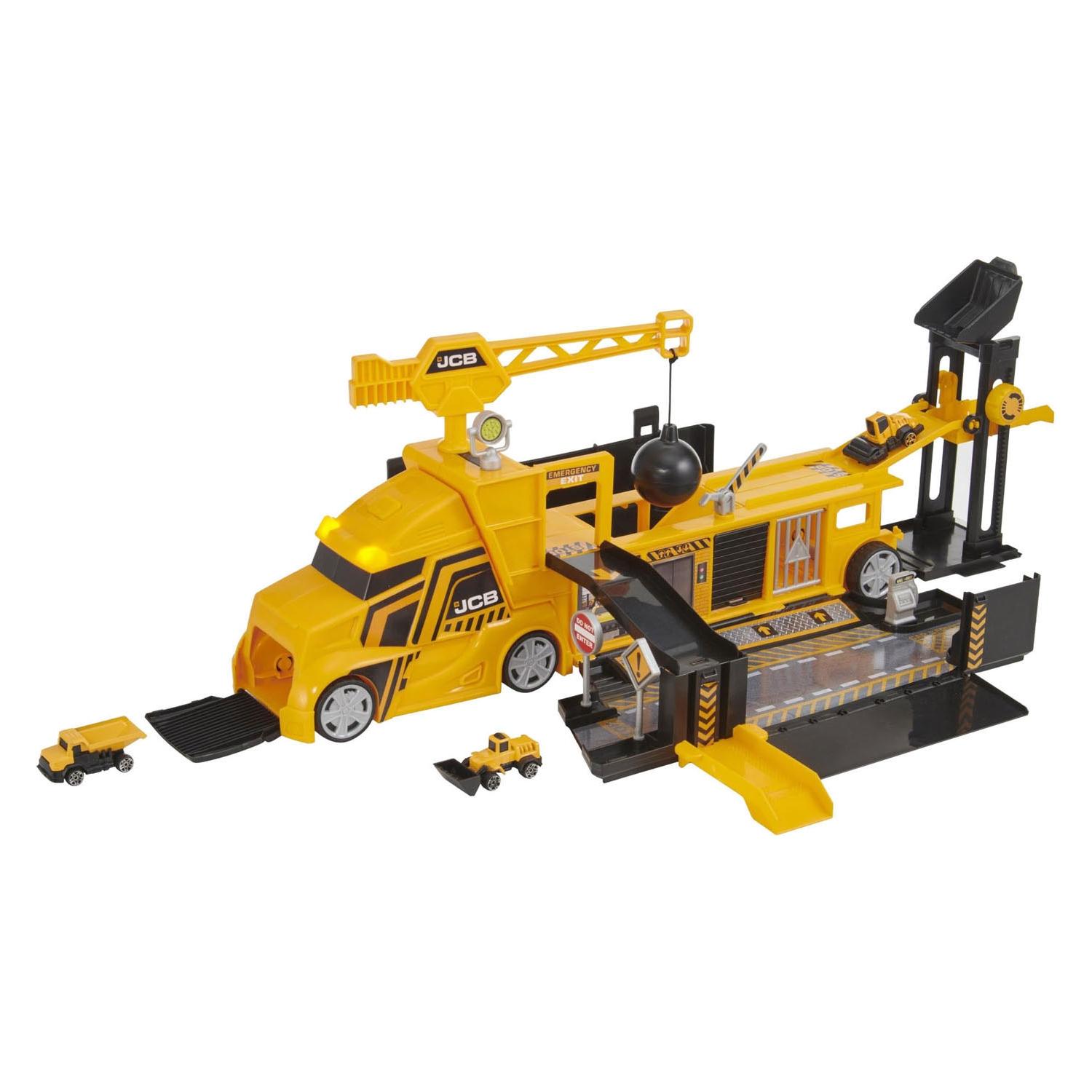Teamsterz TZ JCB L/S Construction Command Truck with 3 Trucks (67306443)