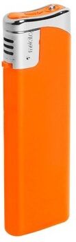Briquet publicitaire rechargeable bleu orange