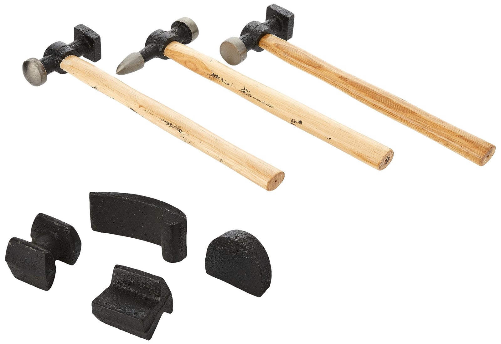 Dripio 7-delige uitbreekset met houten handgrepen en stalen kop