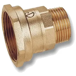 Barberi Rückschlagventil mit Pumpenanschluss und Vorrichtung zur Rückschlagventilumgehung G 1 1/2'' ÜWM-G 1'' AG