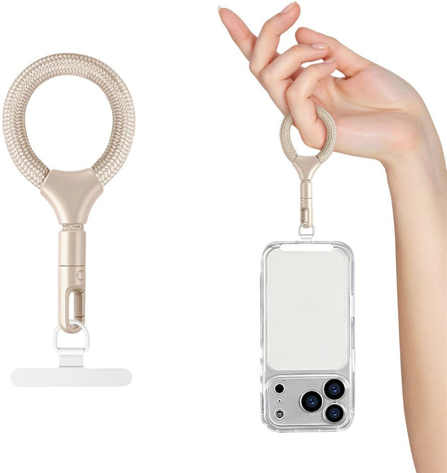 INCOVER Polyester Fingerstrop m. Metalspænde - 10cm - Beige