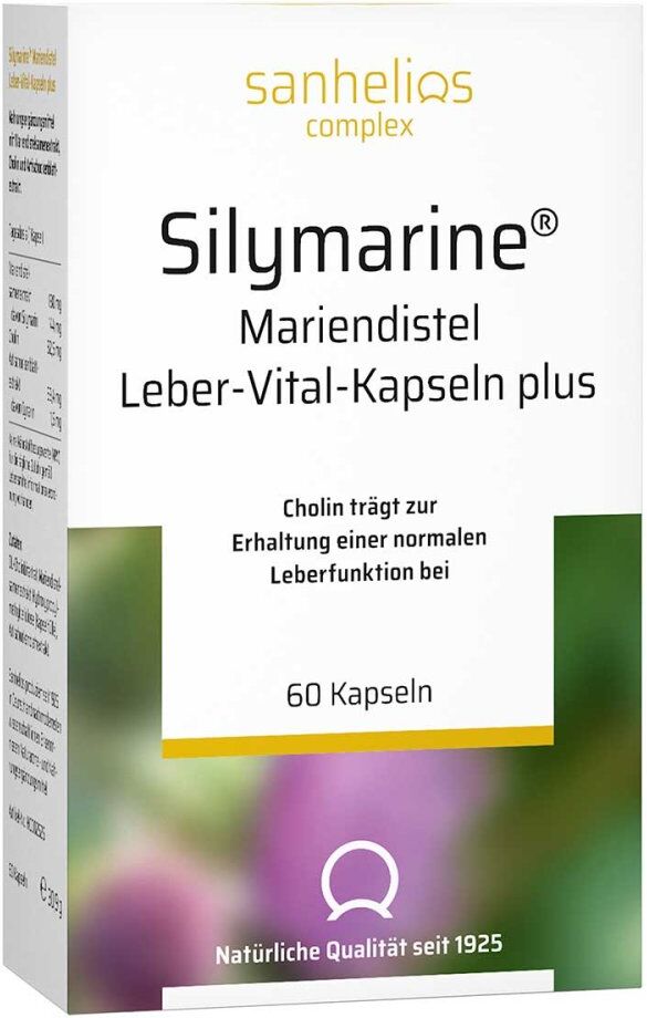 Sanhelios Silymarine Mariendistel Leber-Vital-Kapseln Plus 60stk
