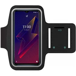 SmartFitness Wiko Power U20 Handy Sport Armband, Smartphone Sportarmband, Schwarz