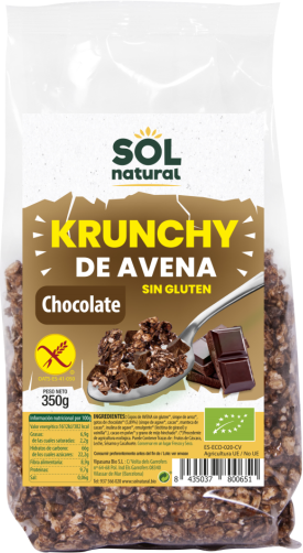 Sol Natural Krunchy Gluten-free Bio Chocolate Oats 350 gr