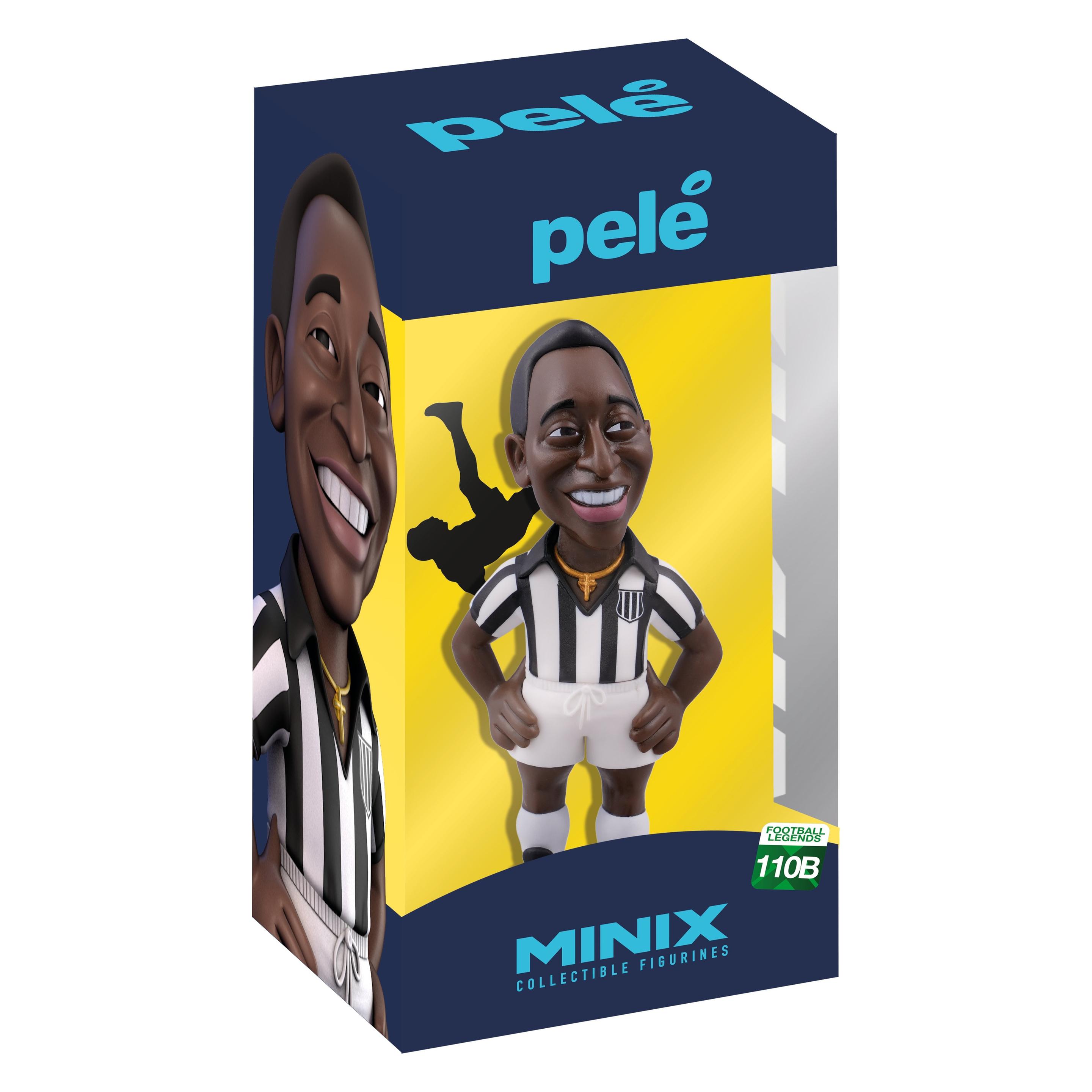 Minix Collection - Football Stars 110B - Santos - Pele Statue 12cm (MN18079)