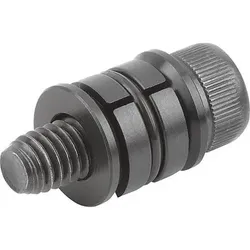 ZENTRIERSPANNER RUND, FORM:B, M05X15, H=6,4, STAHL, KOMP:STAHL