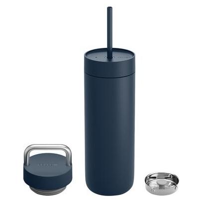 Fellow Carter Chill Set 2-in-1 - Thermobecher + 2 Deckel - Marineblau, 591 ml (0.59 l) (54943584)