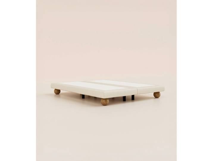 Sommier boxspring Grand Ours 140x200cm - Beige Iconique - Tediber