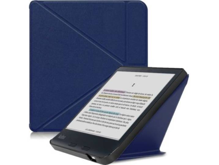 Ibroz - Etui Origami Kobo Libra Colour 2024 Bleu