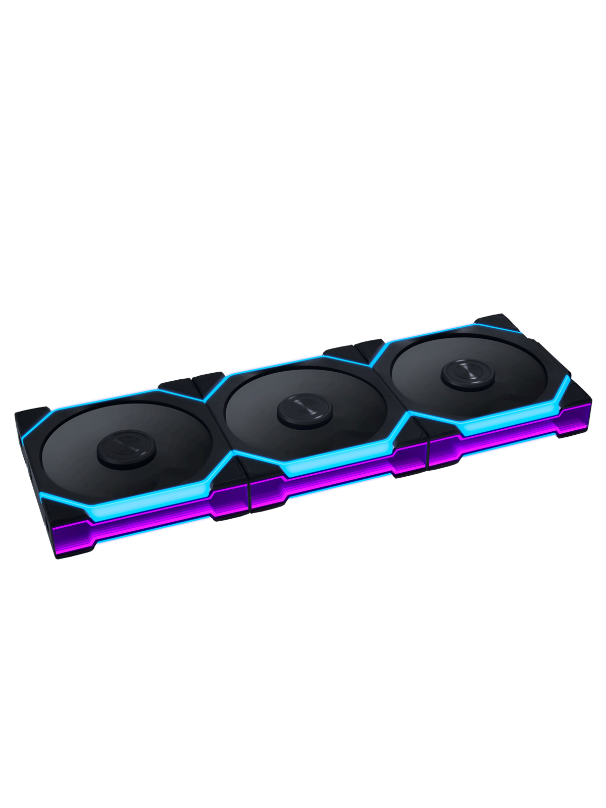 Lian Li UNI FAN SL FLEX 120 (3-pack) with controller - Gehäuselüfter - 120mm - Schwarz mit RGB LED - 29 dBA