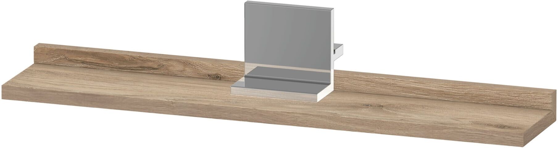 Duravit Spiegel-Ablage Sivida 65x65x3,6cm, Ei Marm, montiert, chrom (SV7431010550000)