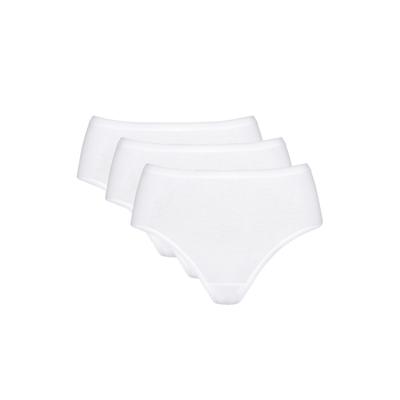 Taillenslip MEY "NOBLESSE", Damen, Gr. 48, weiß, Obermaterial: 100% Baumwolle, Unterhosen Taillenslip, Ohne auftragende Seitennähte