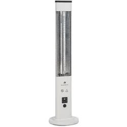 Blumfeldt Heat Guru Plus Outdoor Heizstrahler 1200W 3 Heizstufen Fernbedienung Weiß
