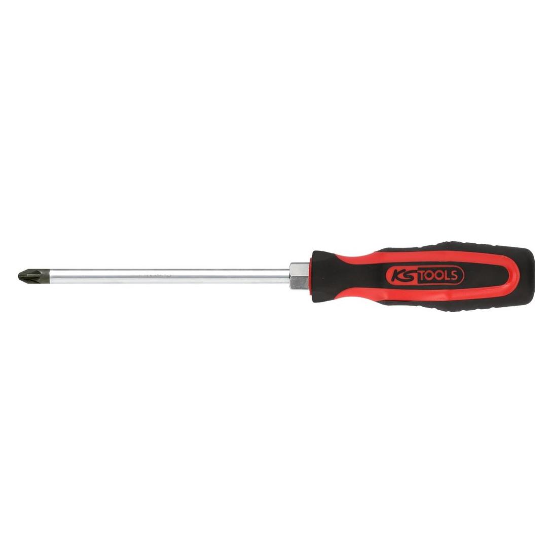 KS Tools Werkzeuge-Maschinen GmbH ERGOTORQUEplus Schraubendreher, PZ3, 315mm, auf Hänger (Pozidriv-Kreuzschlitz (PZ)) (159.1045-E)