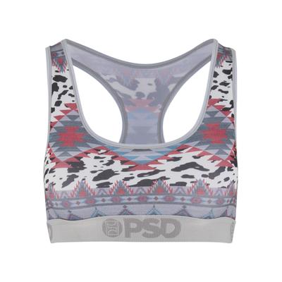 Sport-BH PSD "PSD COWBOY SERAPE SB", Damen, Gr. S, Cup 0, bunt (multicolor), 88% Polyester, 12% Elasthan, BHs Sport-BH
