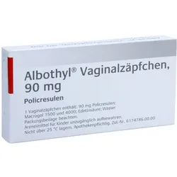 Albothyl Vaginalzäpfchen 90 mg 6 St