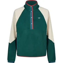 IRIEDAILY HOLINA MIX Zip Fleece 2027 dark teal - M