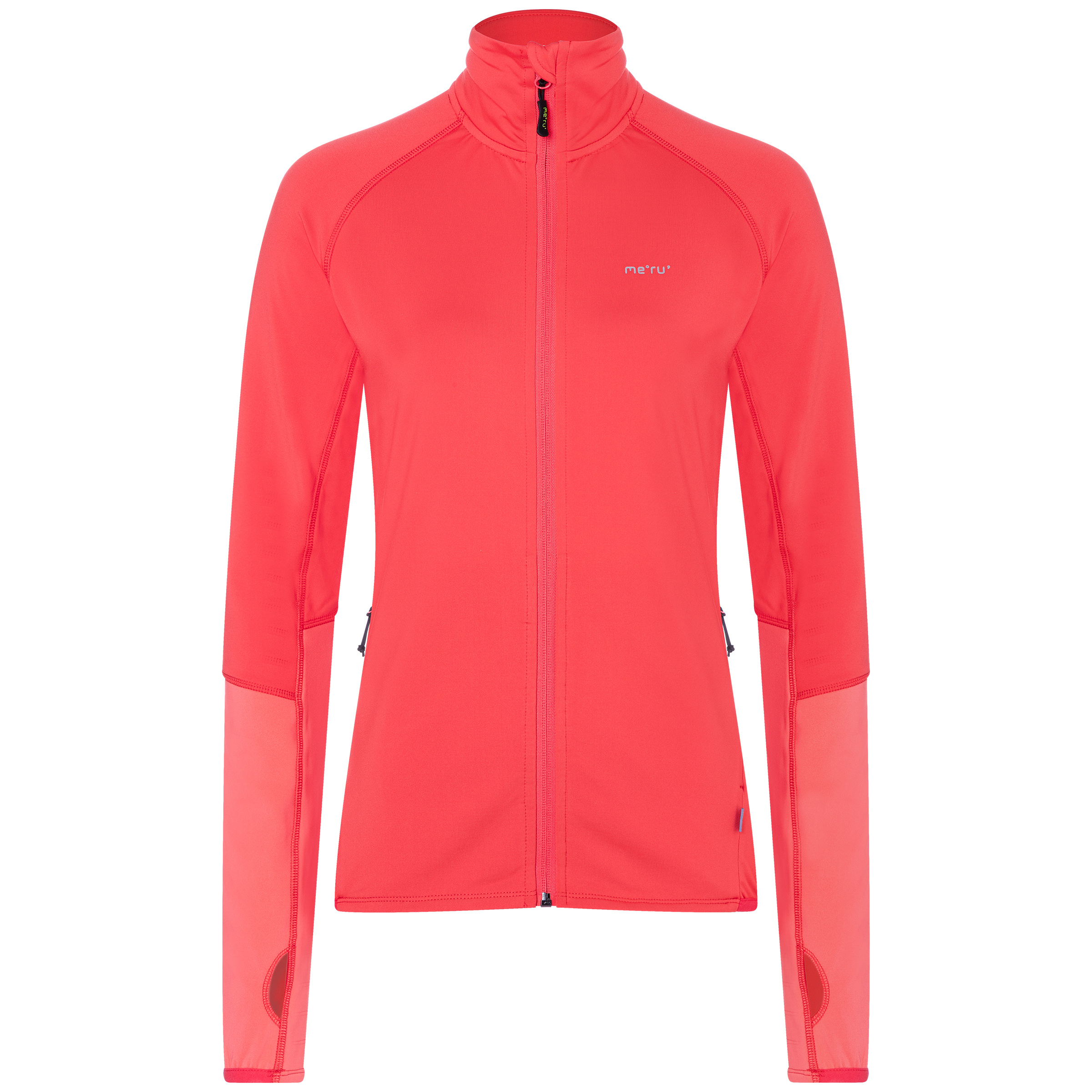 Bergzeit Basics Meru Funchal Damen Fleecejacke rot Größe 3XL Trekking Elastisch