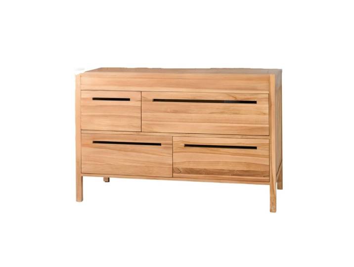Meuble sous vasque en teck 140cm