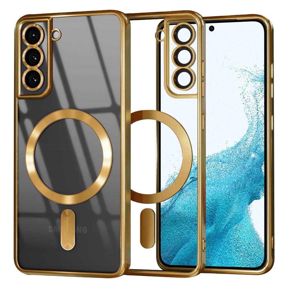 Techsuit - Luxury Crystal MagSafe - Samsung Galaxy S22 5G - Gold (Samsung Galaxy S22 5G) (56349146)