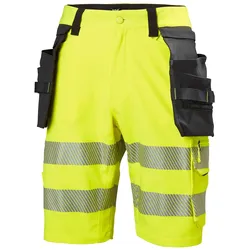 Warnschutz Stretch Shorts "ICU" - C46 - gelb/schwarz