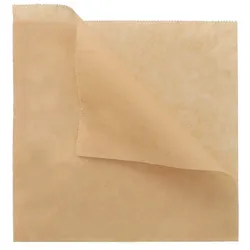 Nette 1000 Stück Burger-Beutel braun Pergament-Ersatz "Natürlich" 13x12,5cm