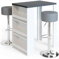 Vicco, Bartisch, Bartisch-Set (80 x 57 x 106 cm, 80 x 57 x 106 cm)