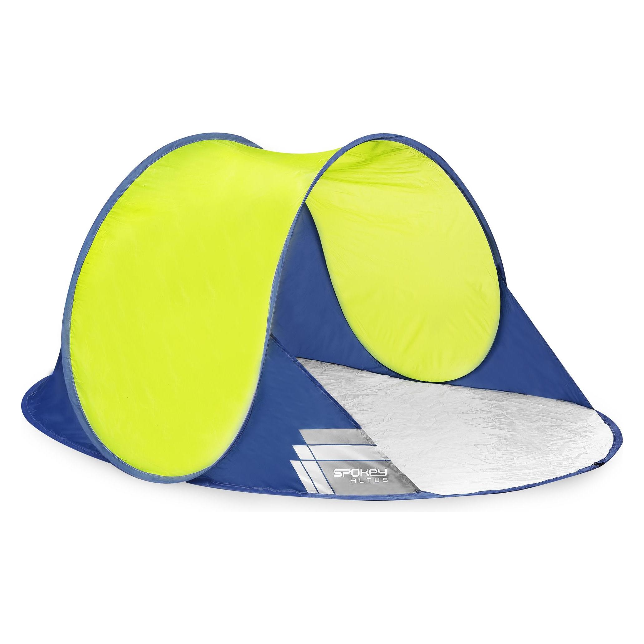 Spokey Pavillon ALTUS, Gelb - Blau (Strandzelt + Strandmuschel, 0.90 kg) (926785)