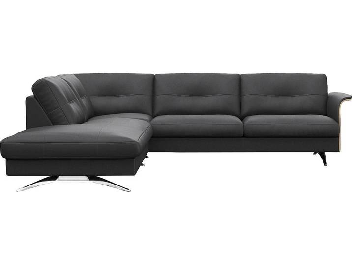 FLEXLUX Ecksofa Glow, super bequem durch hochwertigem Sitzaufbau mit Federkern, L-Form, Skandinavisches Design, In hochwertiger Verarbeitung