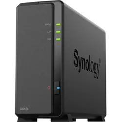 Synology DS124 (0 TB), NAS, Schwarz
