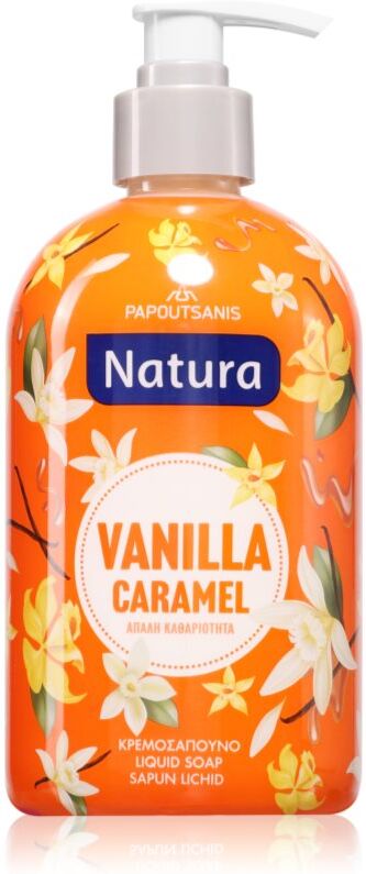 PAPOUTSANIS Natura Vanilla Caramel liquid soap 480 ml