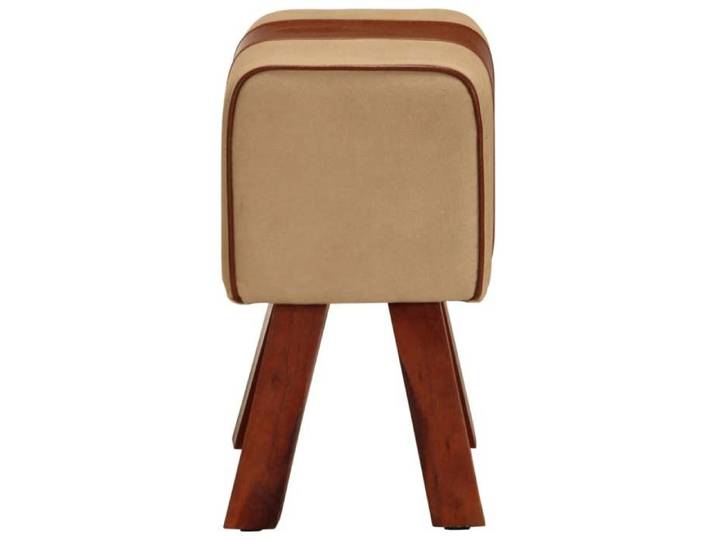 Banquette - gkk - Banc - saut de cheval 38 cm marron cuir véritable et manguier @1134