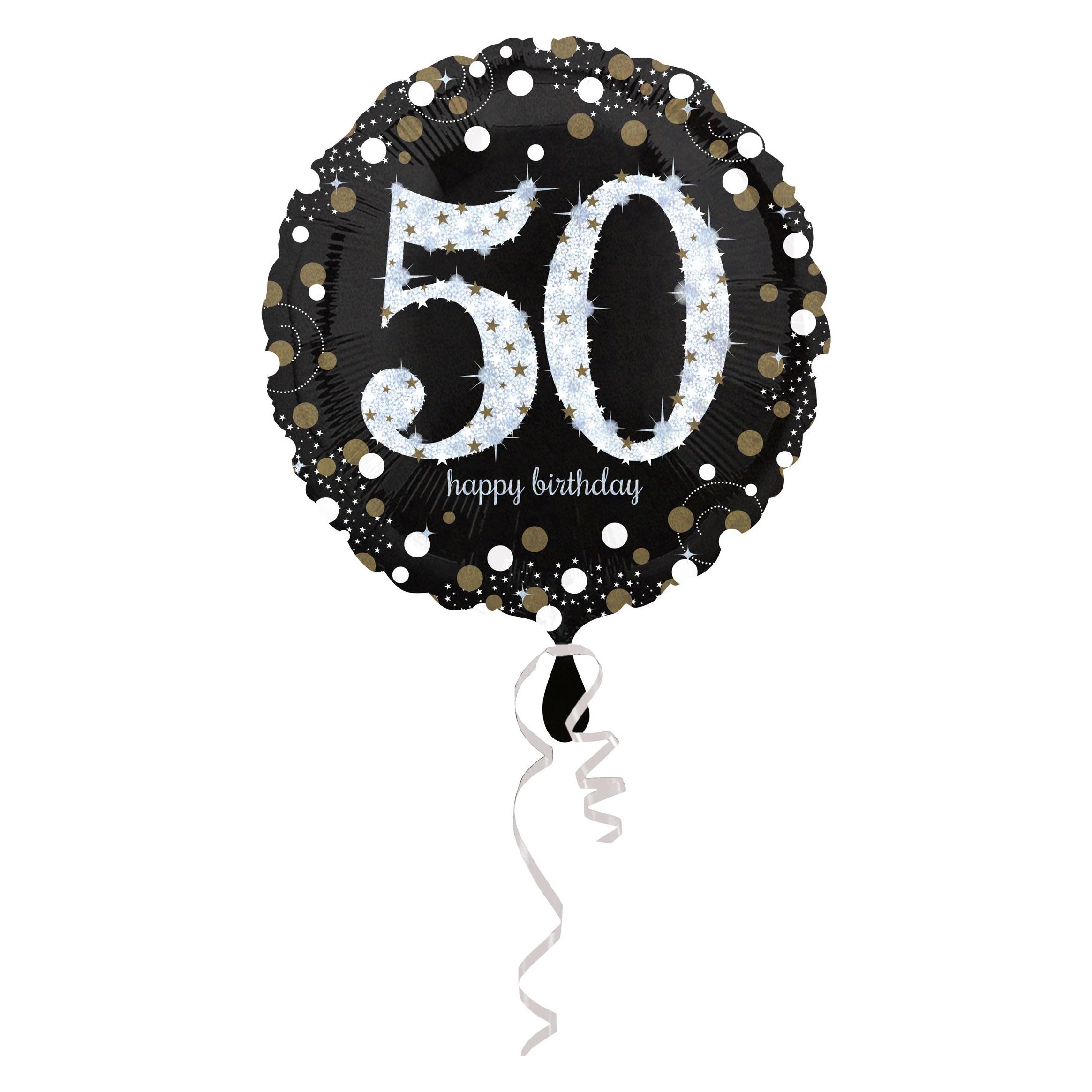 Amscan Ballon 50 Jahre "Fröhlicher Geburtstag" (1x) (3213101)