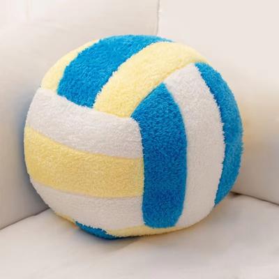 Inspire Curations Simulation Volleyball Plush Toy Pillow Soft Sports Ball Plush For Kids blue 8.7 9.4 In