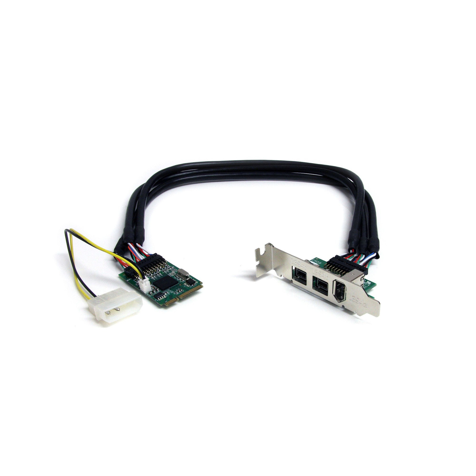 StarTech.com 3-poorts Mini PCI Express FireWire-kaartadapter met 2B/1A poorten
