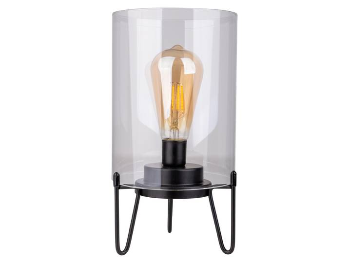 Lampe de table sans fil avec minuterie verre fumé Lampe de table sans câble batterie 5308422
