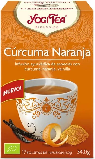 Yogi Tea CÚRCUMA LARANJA17 Infusões