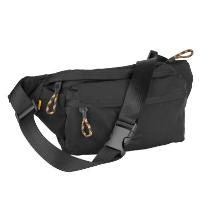 Bauchtasche CAMEL ACTIVE "Terra", Herren, Gr. B/H/T: 32cm x 15cm x 8cm, schwarz, Polyester, Taschen, aus recyceltem Nylon und voluminös aufgesetzten Taschen