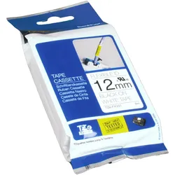 Brother P-Touch Band TZe-FX231 schwarz auf weiß 12mm x 8m flexibel laminiert