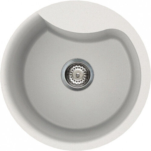 ELLECI EGO ROUND évier en granit, titano, 485 x 225 mm EGOROUNDTITANO