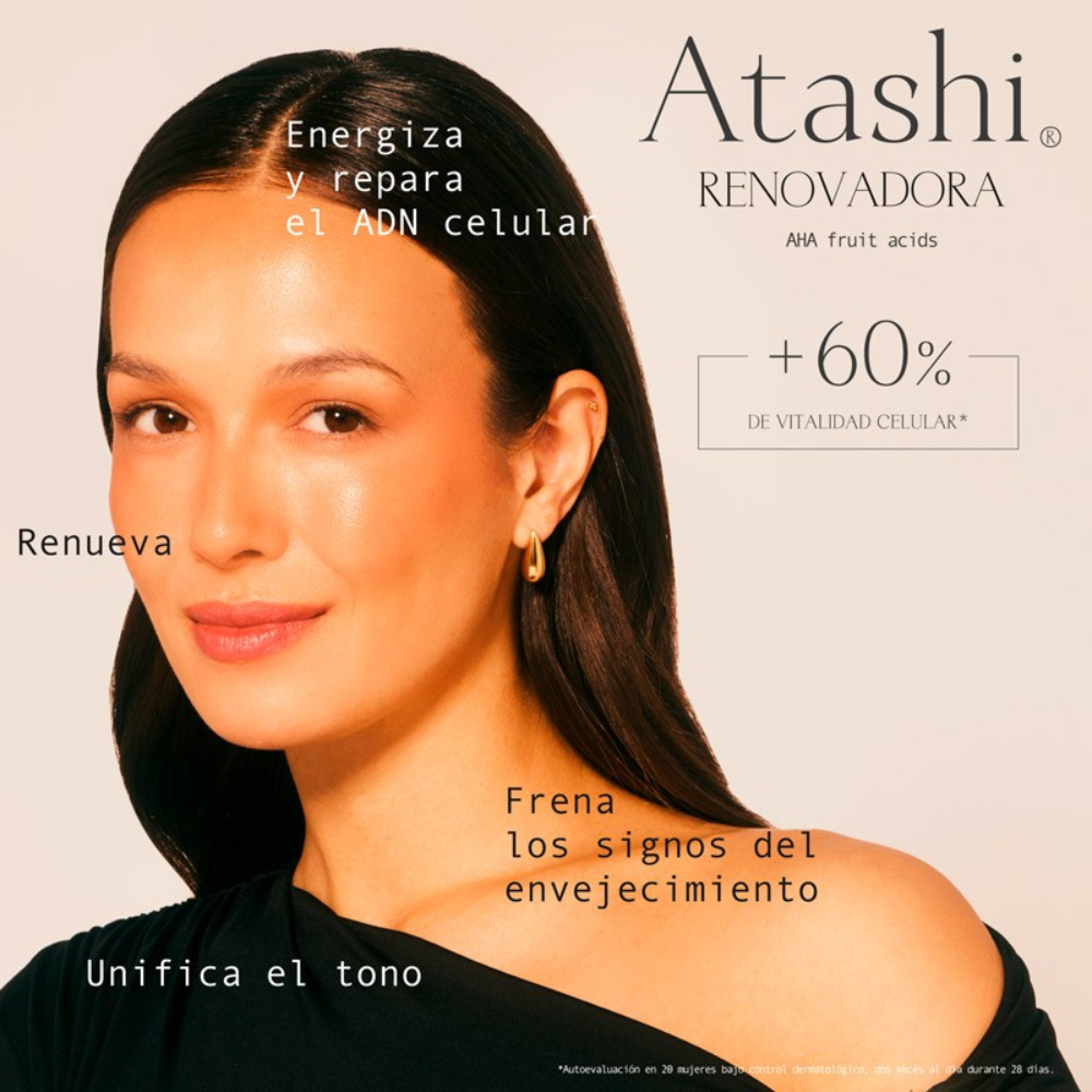 Atashi Celullar Cosmetic Renewing Cream with AHA Fruit Acids 50mL