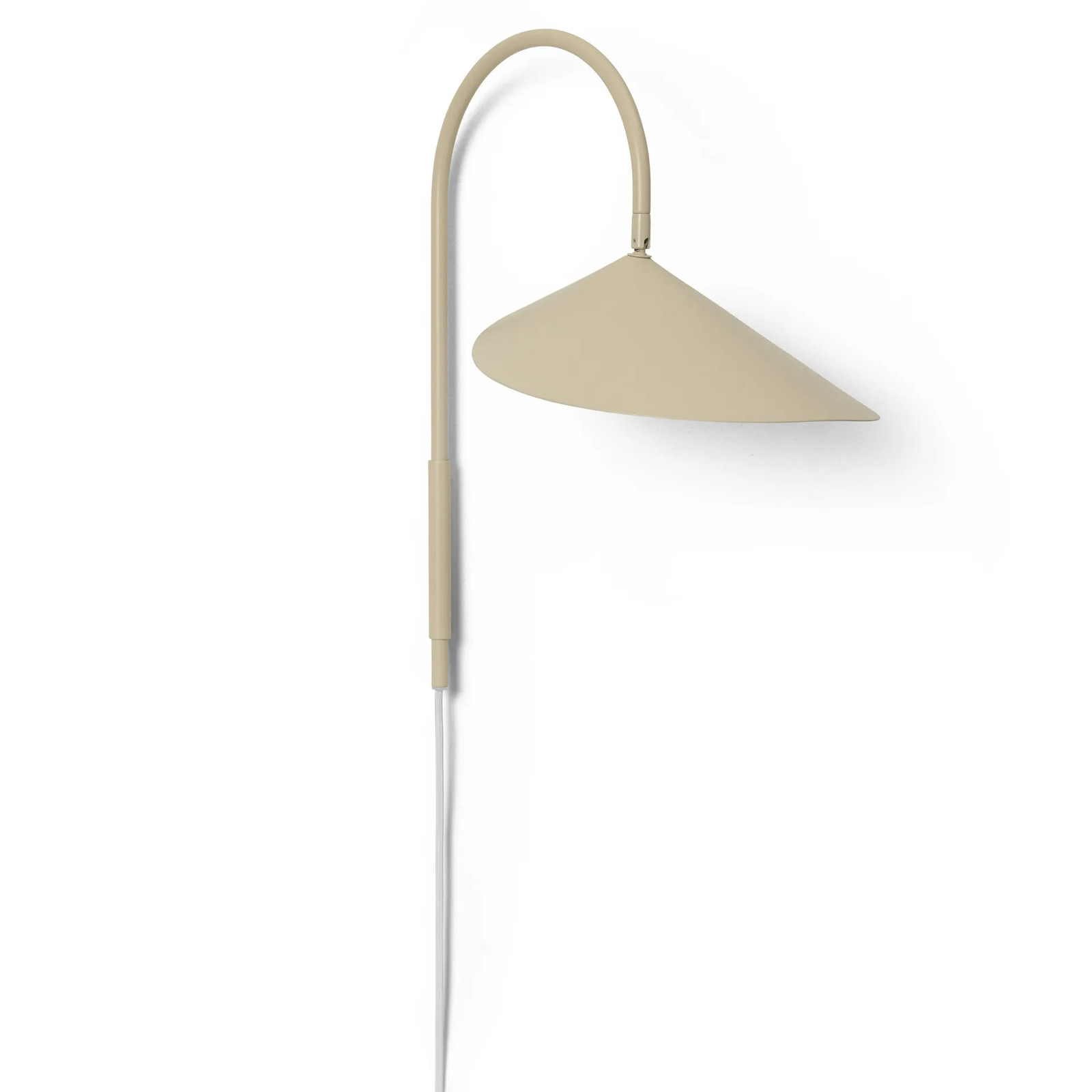 Ferm LIVING Arum Swivel wandlamp, beige, 47 cm