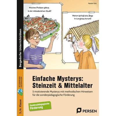 Einfache Mysterys: Steinzeit & Mittelalter, Set von Katharina Reichert-Scarborough,Natalie Geis, Persen Verlag in der AAP Lehrerwelt GmbH,