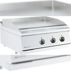 Elektrische Grillplatte Chrom - 7,2 kW