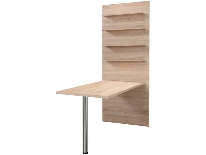Tresentisch KOCHSTATION KS-Stockholm , braun (eichesonoma), B:80cm H:200cm T:138cm, Tische, Tresentisch