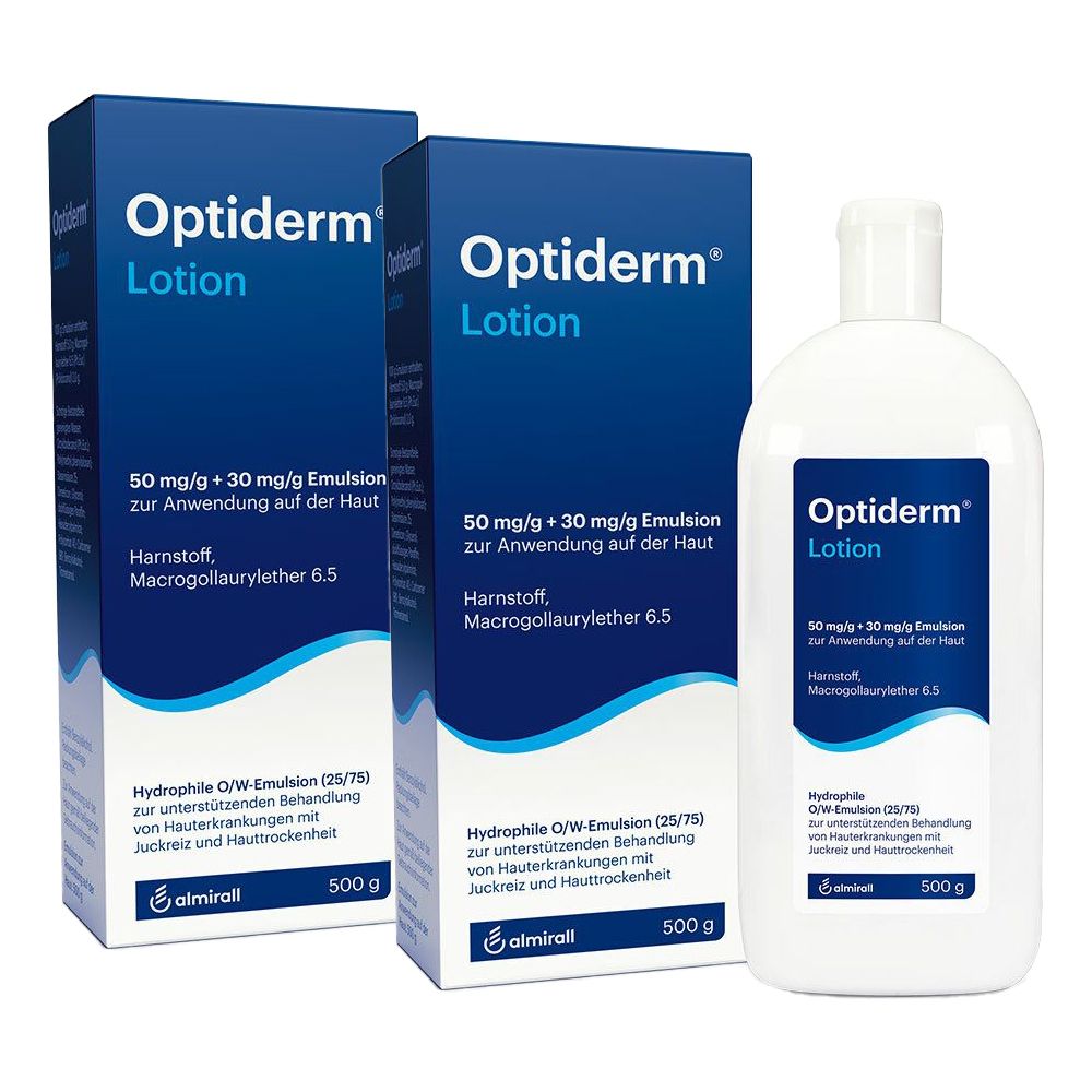 Optiderm Lotion Doppelpack 2x500 g Emulsion